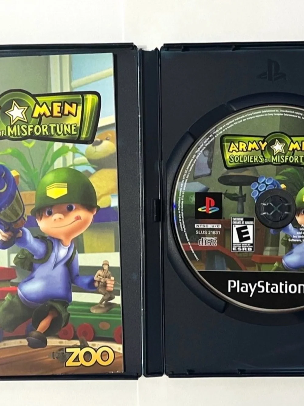 Army Men: Soldiers of Misfortune (Sony PlayStation 2, 2008) PS2 Complete CIB